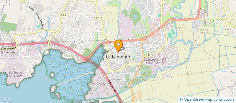 localisation de l'entreprise MADAME MARIE-LOUISE ZIE-ME  LE LAMENTIN