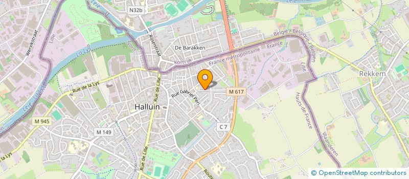 localisation de l'entreprise MADAME MARIE LOURDELLE à HALLUIN