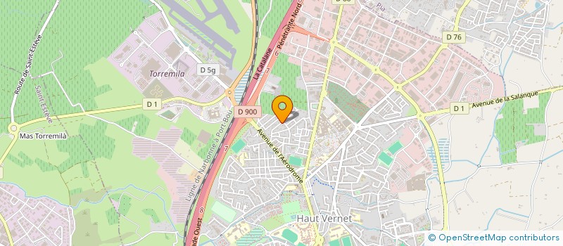 localisation de l'entreprise MADAME MARIE-LOURDES FERNANDEZ  PERPIGNAN