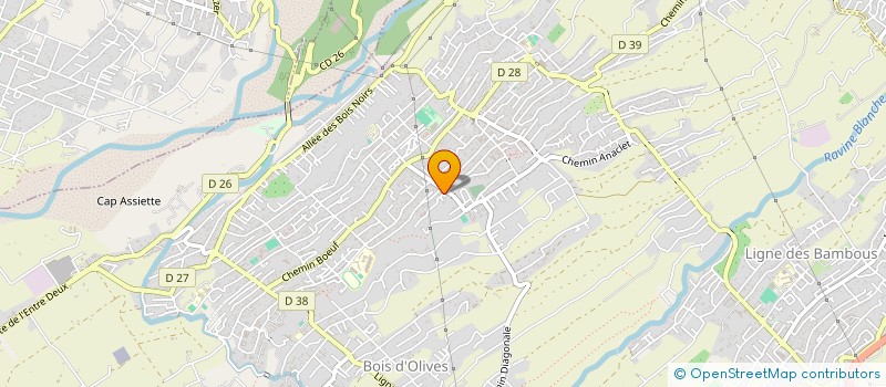 localisation de l'entreprise MADAME MARIE LOURDES THEREZO  SAINT-PIERRE