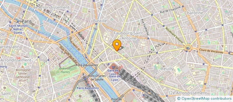 localisation de l'entreprise MADAME MARIE LOURENCO DA SILVA  PARIS