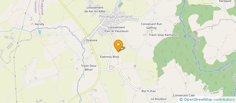 localisation de l'entreprise MADAME MARIE LOUSSAUT  CARANTEC