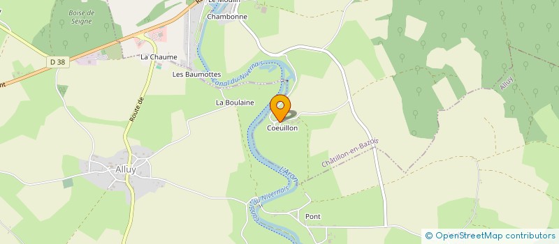localisation de l'entreprise MADAME MARIE LOUVEAU à CHATILLON-EN-BAZOIS