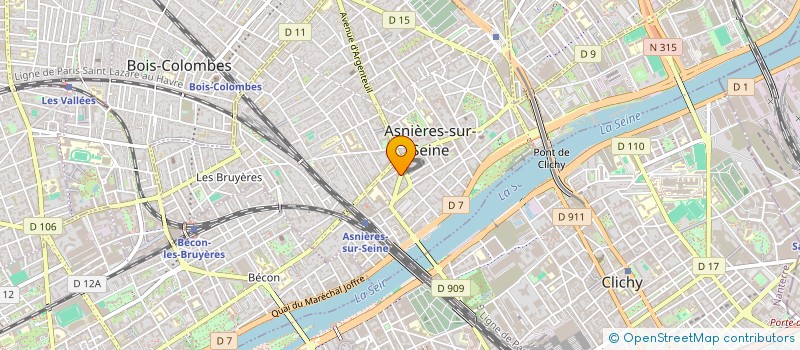 localisation de l'entreprise MADAME MARIE LOUVOUNOU à ASNIERES-SUR-SEINE