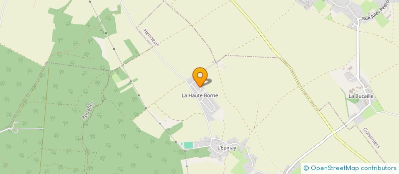 localisation de l'entreprise MADAME MARIE LOUYER  HENNEZIS