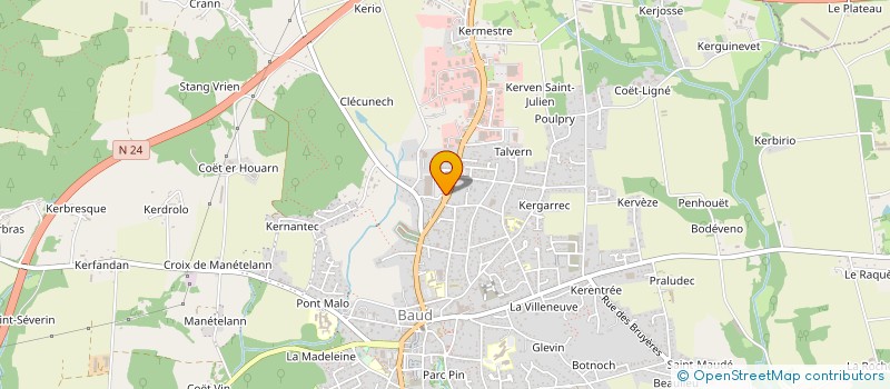 localisation de l'entreprise MADAME MARIE LOVISA  BAUD