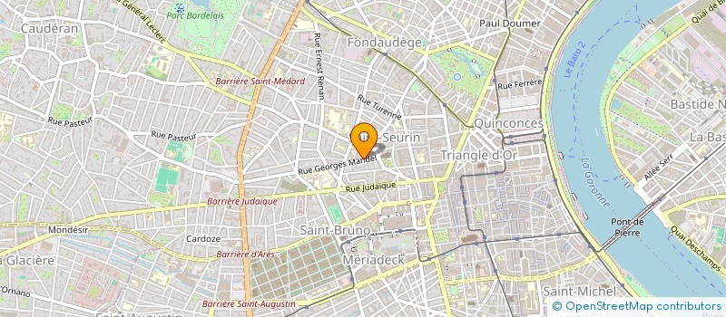 localisation de l'entreprise MADAME MARIE LOYON  BORDEAUX