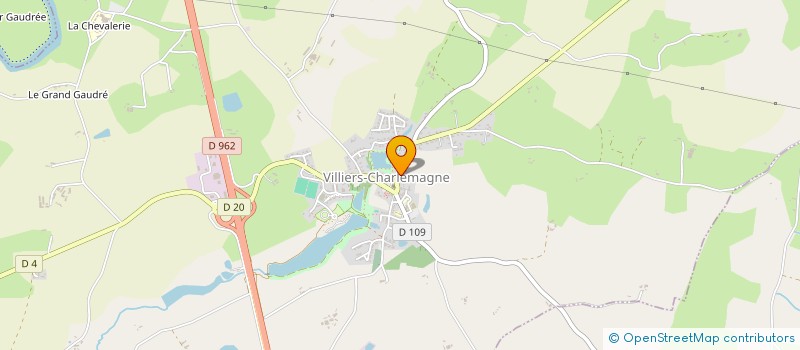 localisation de l'entreprise MADAME MARIE LOZANO  VILLIERS-CHARLEMAGNE