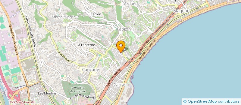 localisation de l'entreprise MADAME MARIE LOZE  NICE