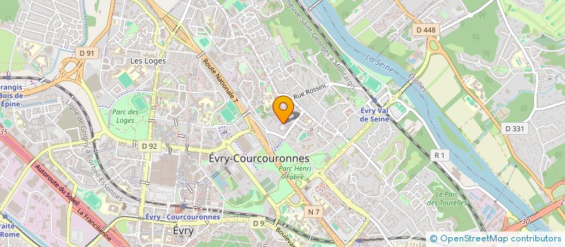 localisation de l'entreprise MADAME MARIE LUBAKA  EVRY-COURCOURONNES