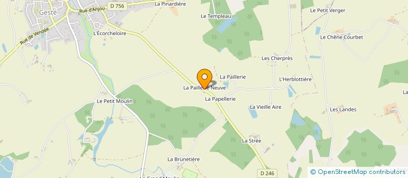 localisation de l'entreprise MADAME MARIE LUCAS à MONTREVAULT-SUR-EVRE