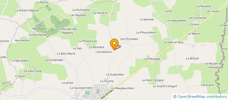 localisation de l'entreprise MADAME MARIE LUCAS à SAINT M'HERVE