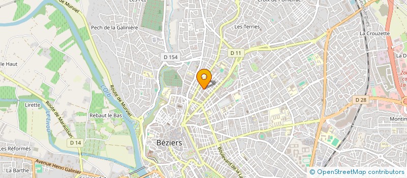 localisation de l'entreprise MADAME MARIE LUCCHINI à BEZIERS