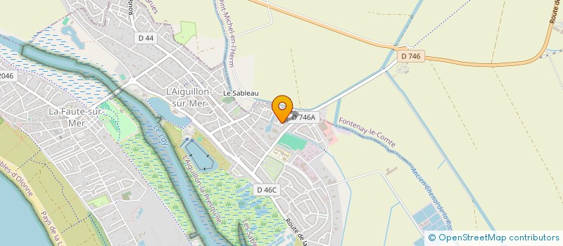 localisation de l'entreprise MADAME MARIE-LUCE AYRAULT  L'AIGUILLON-LA-PRESQU'ILE