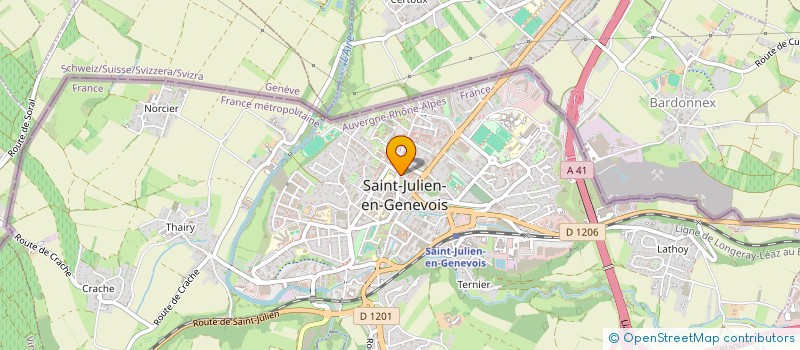 localisation de l'entreprise MADAME MARIE LUCE COMPAGNON à SAINT-JULIEN-EN-GENEVOIS