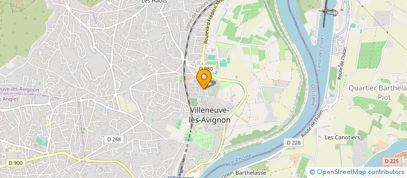 localisation de l'entreprise MADAME MARIE-LUCE GINOUX à VILLENEUVE-LES-AVIGNON