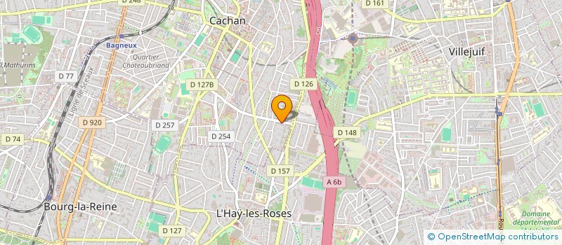 localisation de l'entreprise MADAME MARIE-LUCE GROSSARD  CACHAN