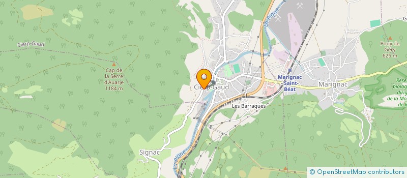 localisation de l'entreprise MADAME MARIE-LUCE IDRAC  CIERP-GAUD