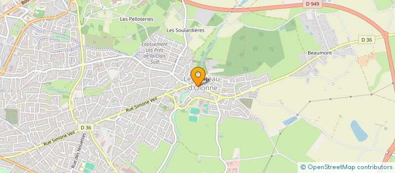 localisation de l'entreprise MADAME MARIE-LUCE MAUPETIT à LES SABLES D'OLONNE