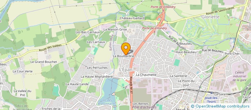 localisation de l'entreprise MADAME MARIE-LUCE PHOLOPPE à JOUE-LES-TOURS