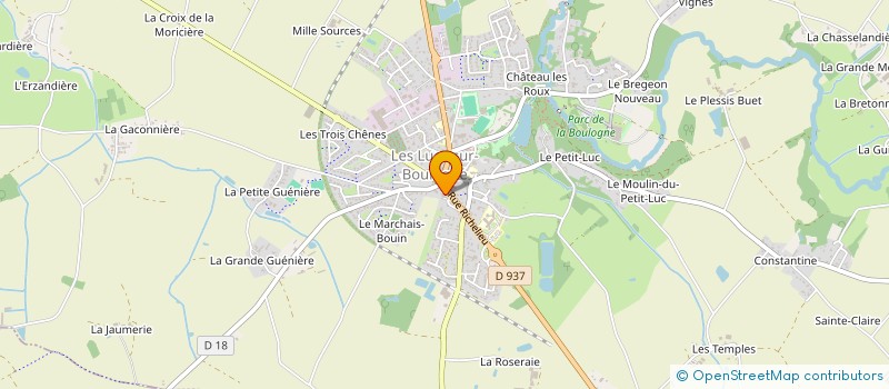localisation de l'entreprise MADAME MARIE-LUCE ROY à LES LUCS-SUR-BOULOGNE