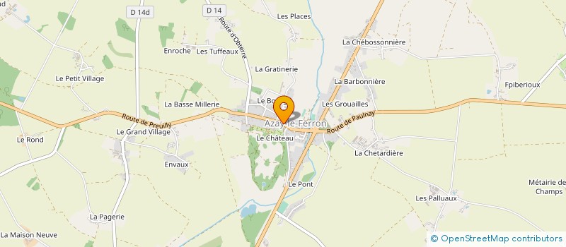 localisation de l'entreprise MADAME MARIE-LUCIE JAMIN à AZAY-LE-FERRON
