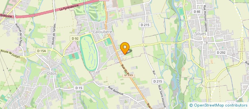 localisation de l'entreprise MADAME MARIE-LUCIE LEJEUNE  LALOUBERE