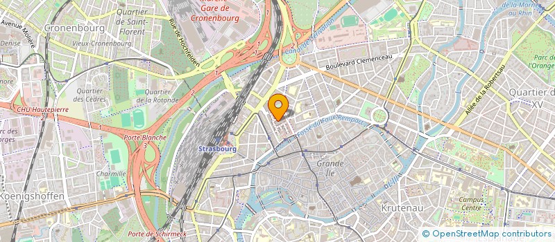 localisation de l'entreprise MADAME MARIE-LUCIE RITZENTHALER  STRASBOURG