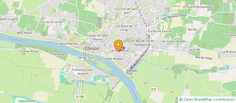 localisation de l'entreprise MADAME MARIE-LUDIVINE BOQUI QUENI  CHINON