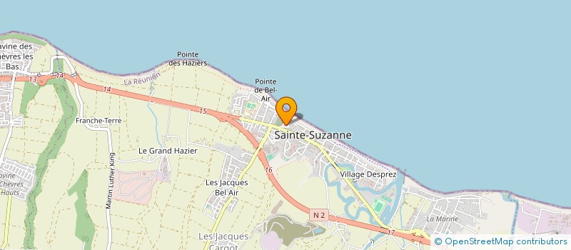 localisation de l'entreprise MADAME MARIE LUDOVIC à SAINTE-SUZANNE