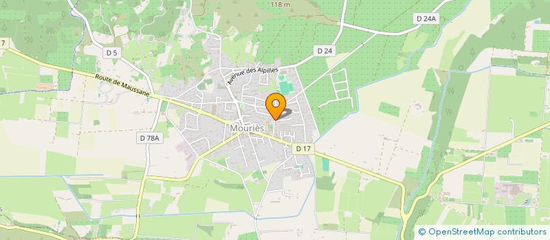 localisation de l'entreprise MADAME MARIE LUIZ-GONZAGA  MOURIES