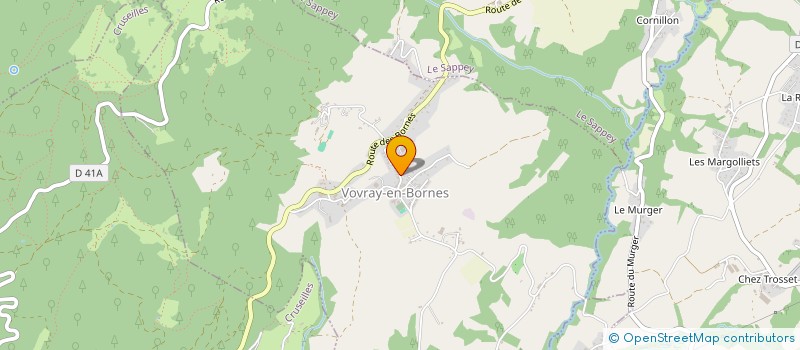 localisation de l'entreprise MADAME MARIE LUNDBERG  VOVRAY-EN-BORNES