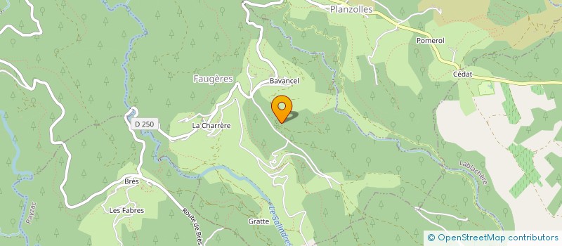 localisation de l'entreprise MADAME MARIE LUNEL  LABLACHERE