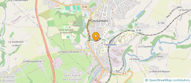 localisation de l'entreprise MADAME MARIE LUNVEN  COUTANCES