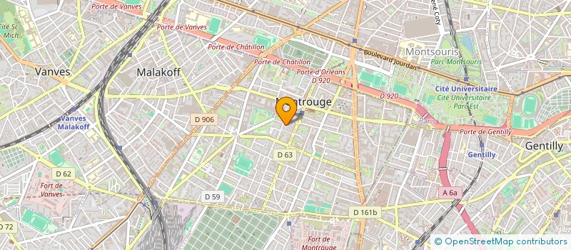 localisation de l'entreprise MADAME MARIE LUSSAULT à MONTROUGE
