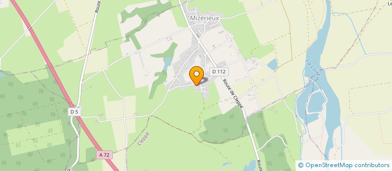 localisation de l'entreprise MADAME MARIE-LYNE BUISSON  MIZERIEUX