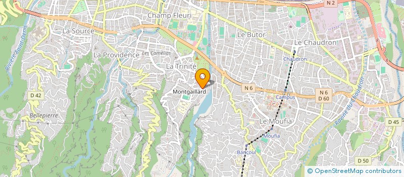 localisation de l'entreprise MADAME MARIE-LYNE GENCE  SAINT-DENIS