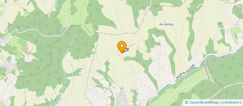 localisation de l'entreprise MADAME MARIE-LYNE GOMEZ  LA CHAPELLE-DE-SURIEU