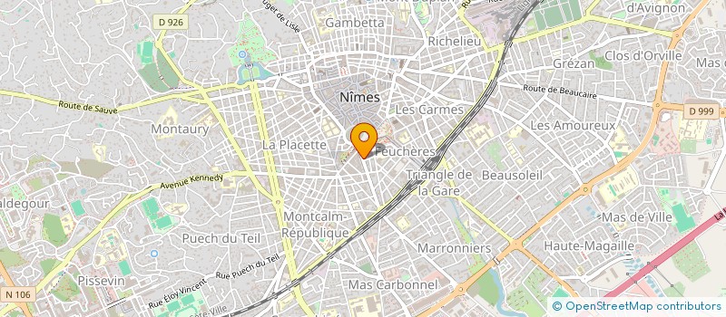 localisation de l'entreprise MADAME MARIE-LYS PETITET  NIMES