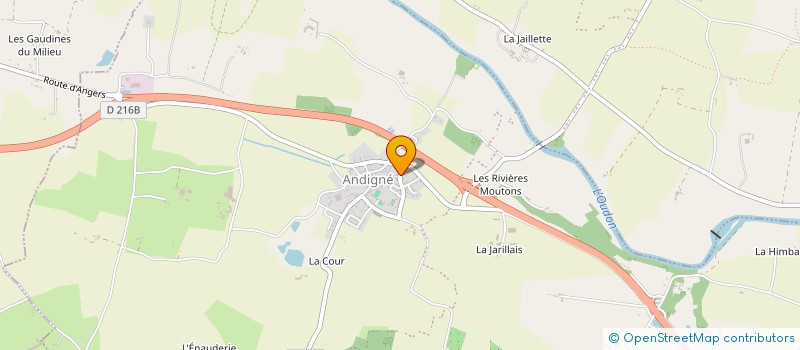 localisation de l'entreprise MADAME MARIE LYSE AUGEUL  LE LION D'ANGERS