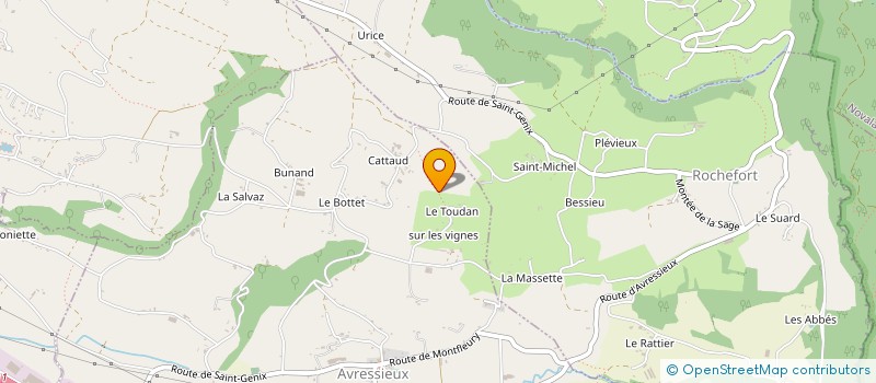 localisation de l'entreprise MADAME MARIE-LYSE BARBIERI à AVRESSIEUX