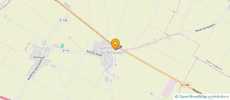 localisation de l'entreprise MADAME MARIE-LYSE BETEAU  SAINT-ETIENNE-DE-BRILLOUET