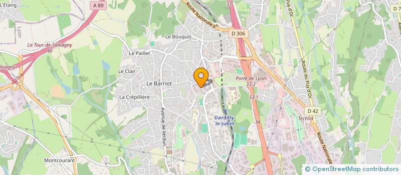 localisation de l'entreprise MADAME MARIE MACALUSO à DARDILLY