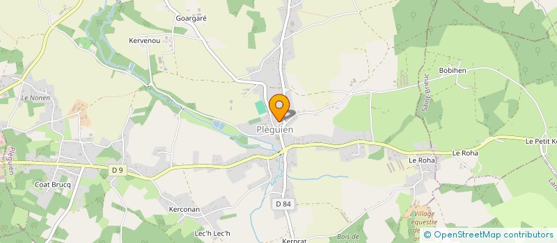 localisation de l'entreprise MADAME MARIE MACE  TREGUIDEL