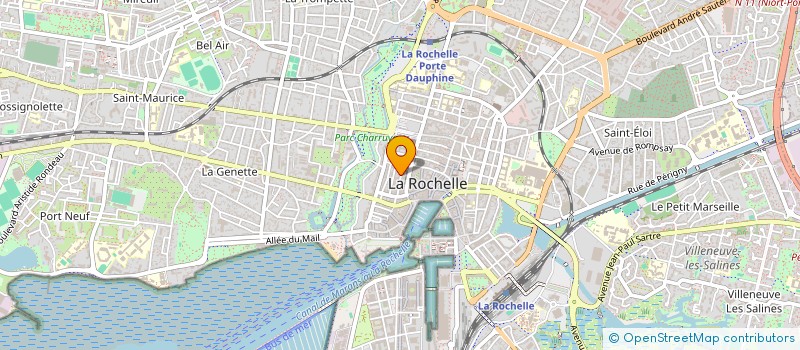 localisation de l'entreprise MADAME MARIE MACHENAUD  LA ROCHELLE