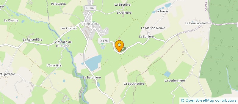 localisation de l'entreprise MADAME MARIE-MADELEINE BARIBAULT  SAINT-LIN