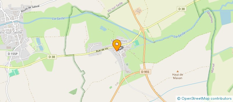 localisation de l'entreprise MADAME MARIE MADELEINE BEAUVAIS  MOYENVIC