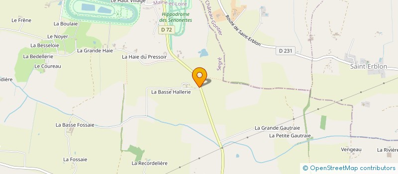 localisation de l'entreprise MADAME MARIE-MADELEINE BOISTEAU  OMBREE D'ANJOU