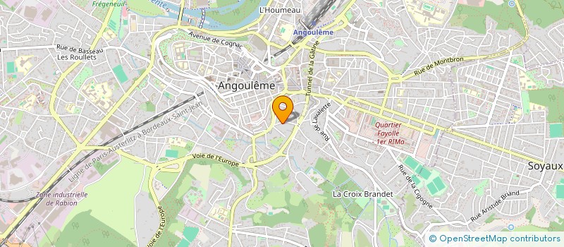localisation de l'entreprise MADAME MARIE MADELEINE BOLZE à ANGOULEME