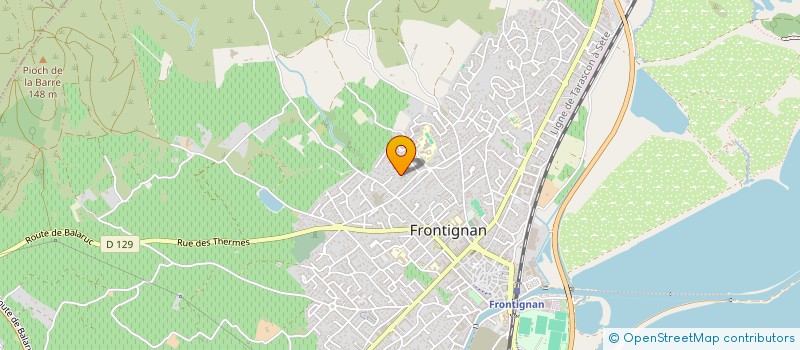 localisation de l'entreprise MADAME MARIE-MADELEINE BRAHAMI à FRONTIGNAN